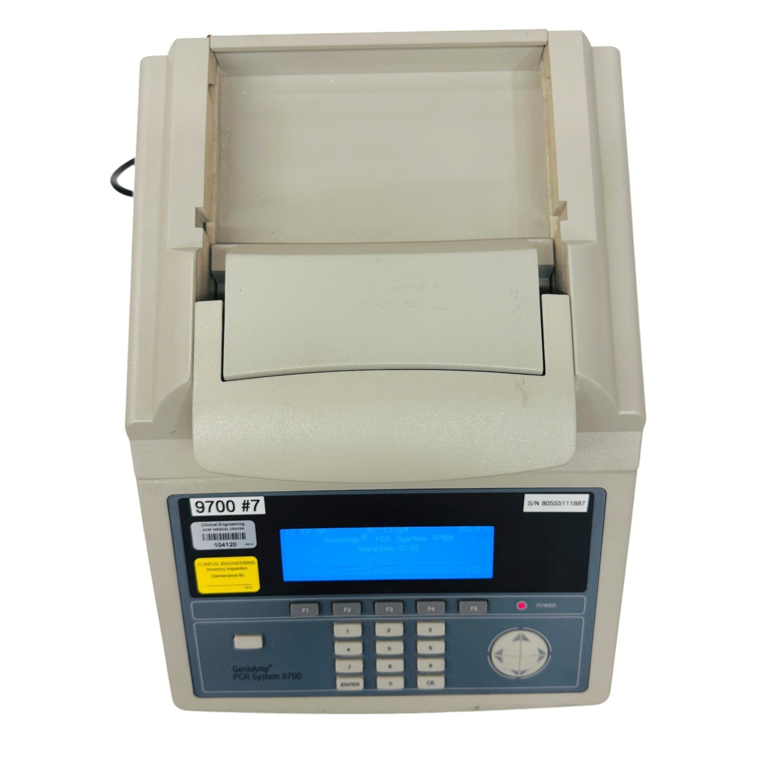 Applied Biosystems 9700 GeneAmp PCR System Thermal Cycler 96 Well, N8050200