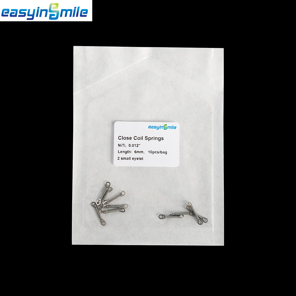 Dental Orthodontic Closed Coil Spring NITI 010/012 open Spring 6/9/12mm 10Pcs