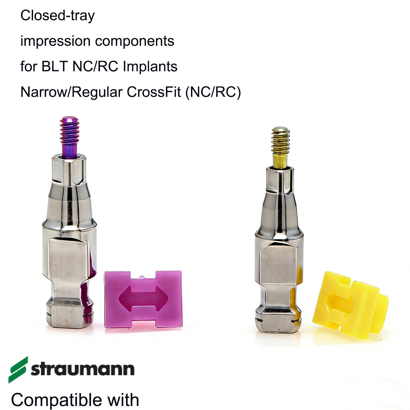 US ITI Straumann B0ne Level Transfer Impressions Coping Open/Closed Tray NC/RC
