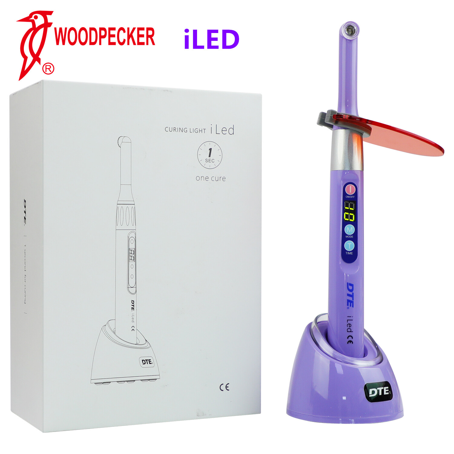 Refurbished Woodpecker DTE Dental iLED Curing Light 1 Sec Cure Lamp