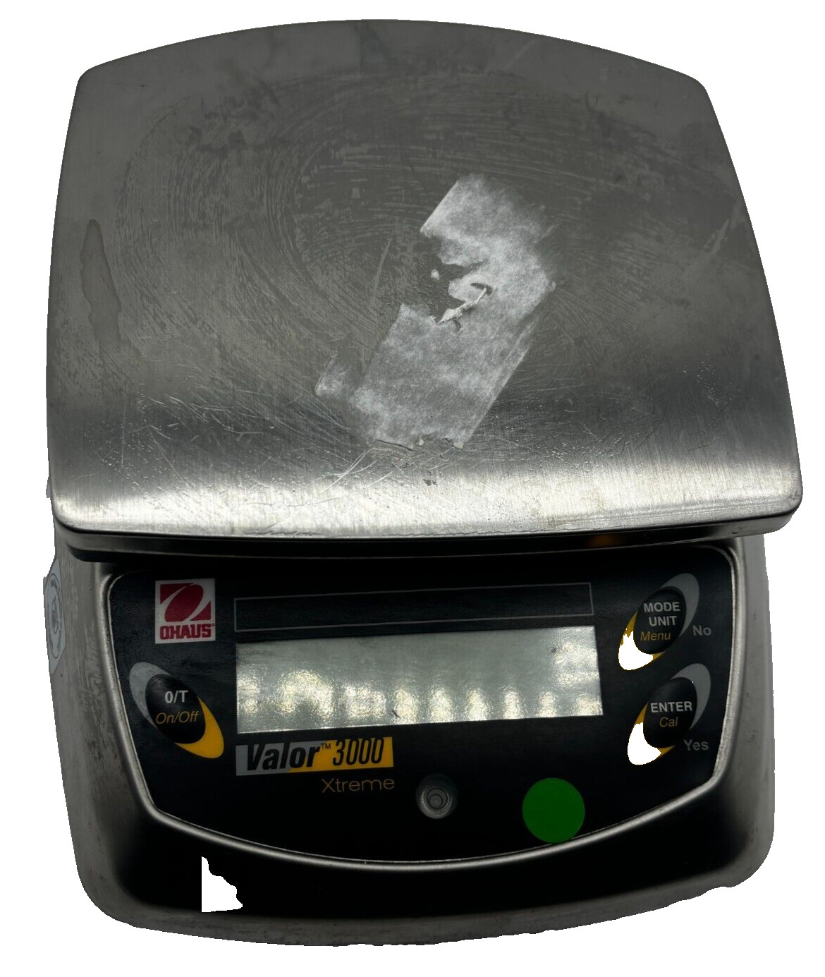 OHAUS VALOR 3000 XTREME SERIES BENCH SCALE V31XW6 9VDC 0.5A 6000 g X 1 g 🎯