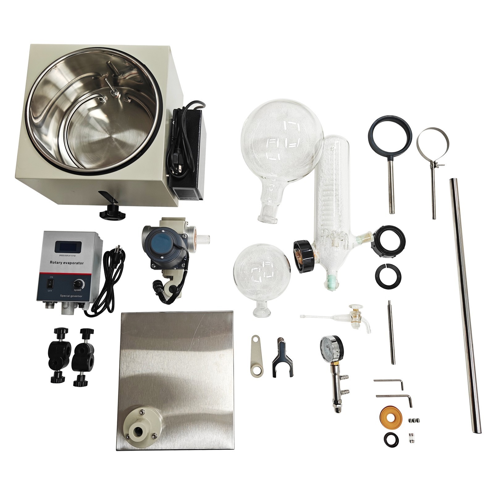 3L Lab Rotary Evaporator 110V Manual Lifting Rotary Evaporator Professional