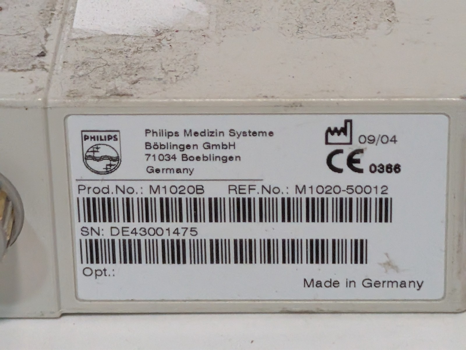 Philips M1020B SpO2 Module Nellcor OxiMax Patient Monitor REF M1020-50012 READ