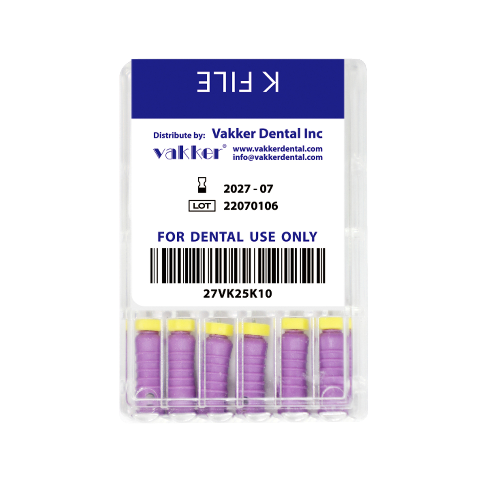 Dental K-Files Stainless Steel Hand Use Endo Root Canal File 21/25/31mm All Size