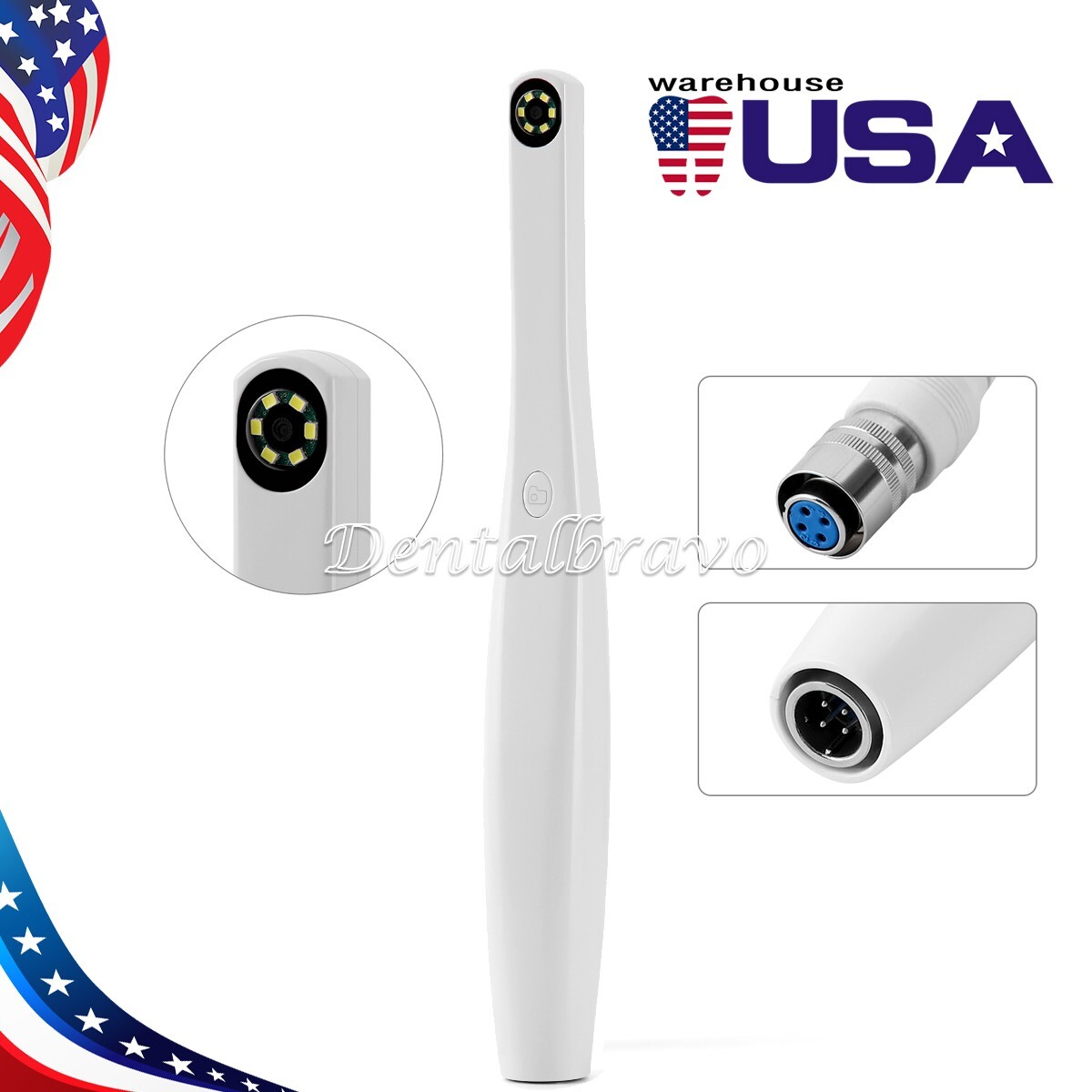 AZDENT 6 LED Dental Intraoral Camera USB Digital Imaging Intra Oral HD Camera