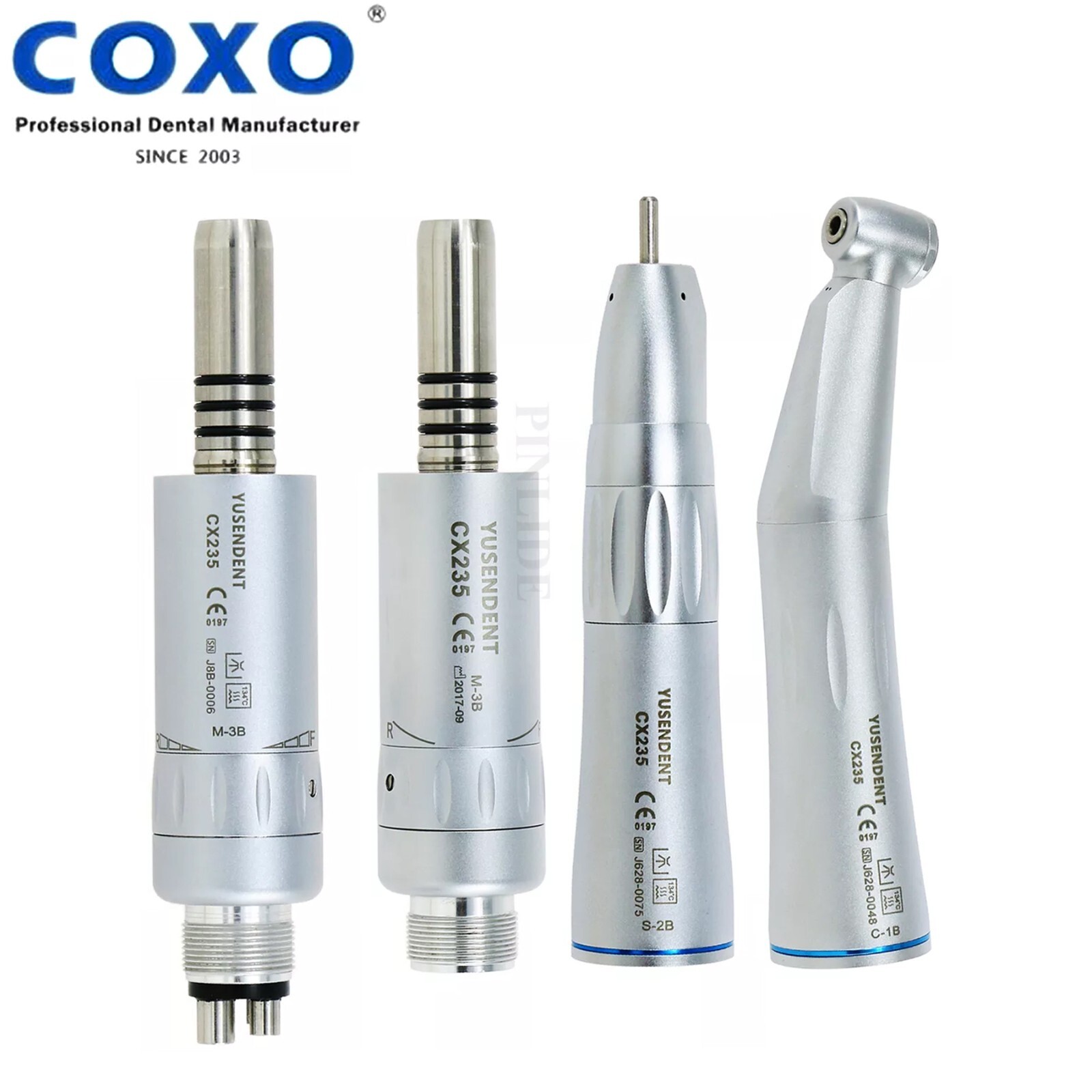 COXO Dental Low Speed Contra Angle/Straight Handpiece Inner Water Air Motor 2/4H