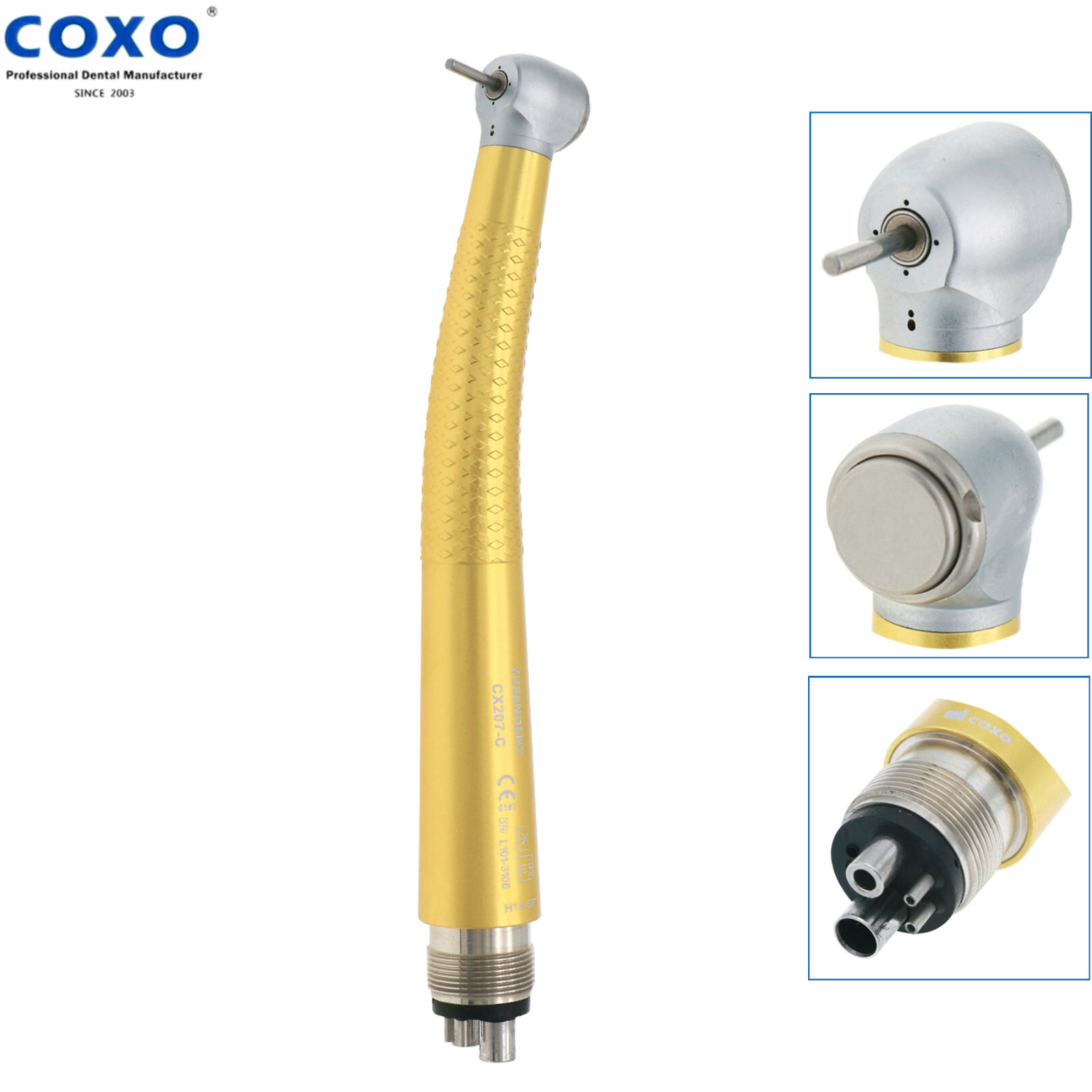 COXO Dental NSK Style High Speed Handpiece 4Hole Air Turbine CX207-C Standard