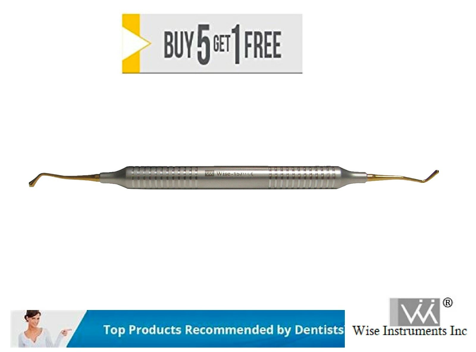 Wise Acorn Burnisher 21 Dental Composite Restoration Instruments Titanium Coated