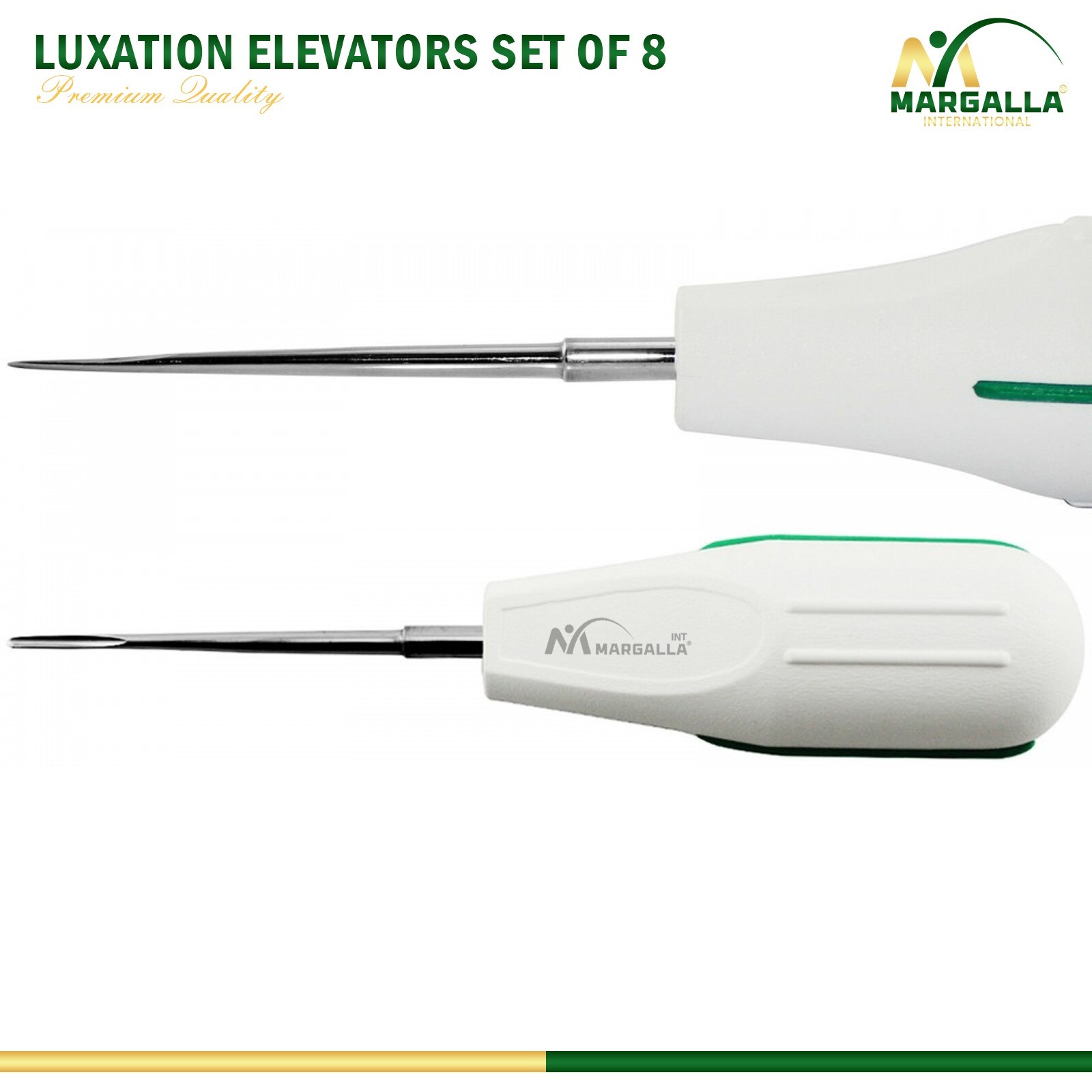 10 PCS White Dental Root Elevators Oral Surgery PDL Luxating Tooth loosening