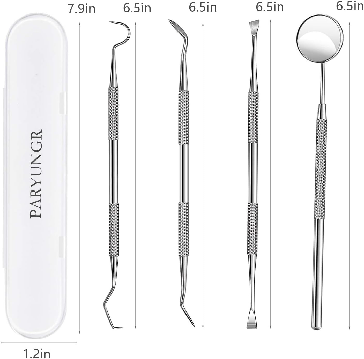 Dental Tools, Professional Teeth Cleaning Oral Care Hygiene Kit, Stainless Steel