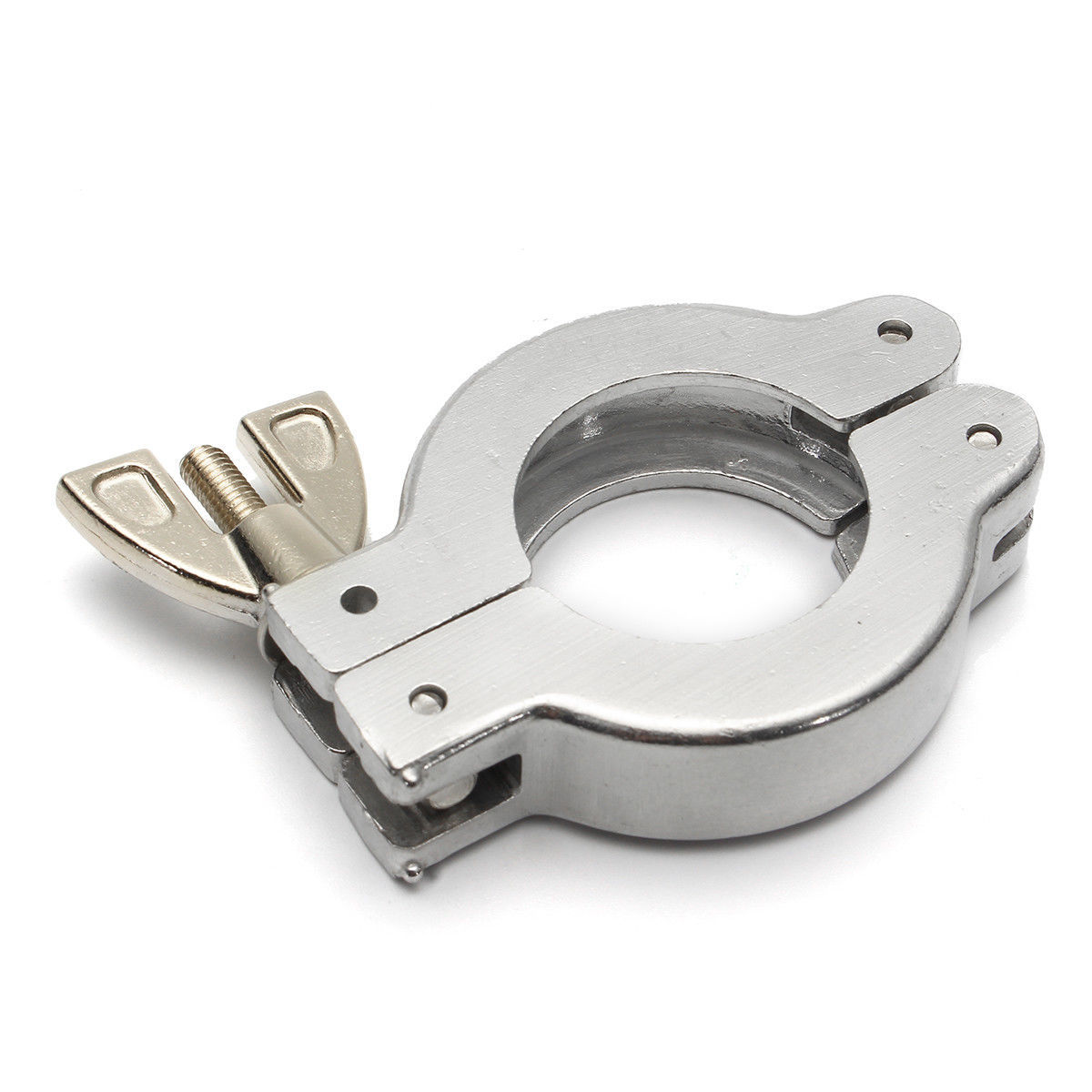 US 5Size KF Aluminum Vacuum Fitting Wing Nut Flange Clamp for Vacuum Piping Tube