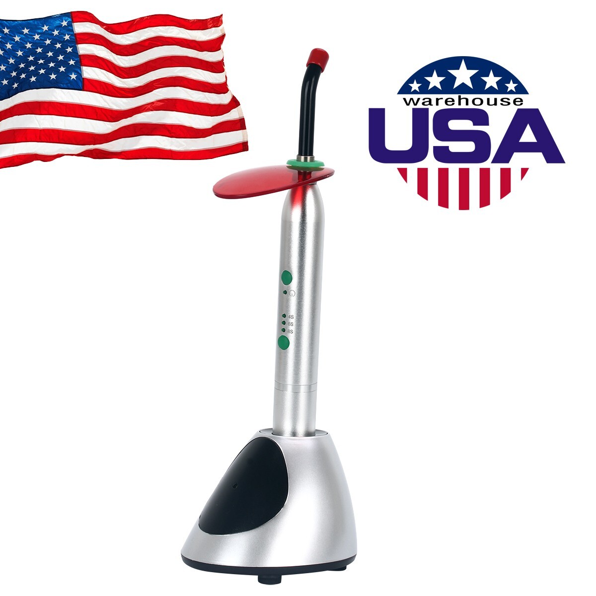 Dental Wireless Orthodontics LED Curing Light YS-C Resin Cure Lamp 2000mw/c㎡