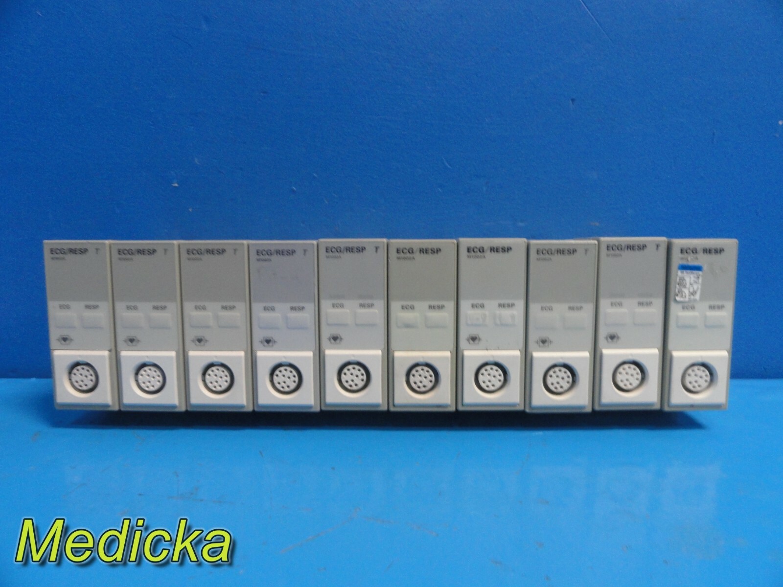 10X Hewlett Packard M1002B/M1002A ECG/RESP Modules *TESTED & WORKING* ~ 20285