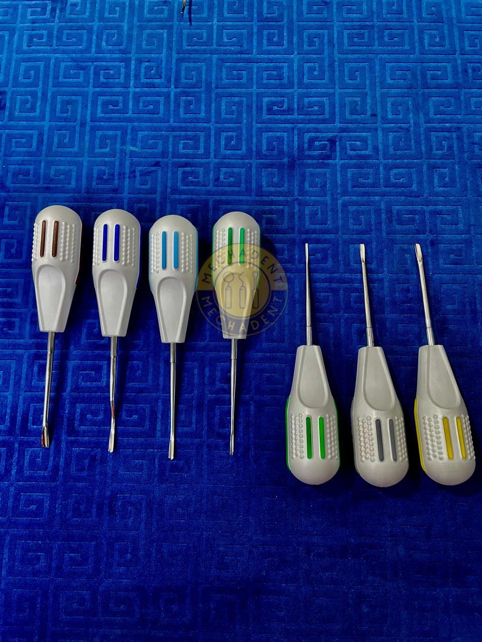 Set Of 8 Luxating Root Elevators Oral Surgery Tooth Extracting Extraction Dental