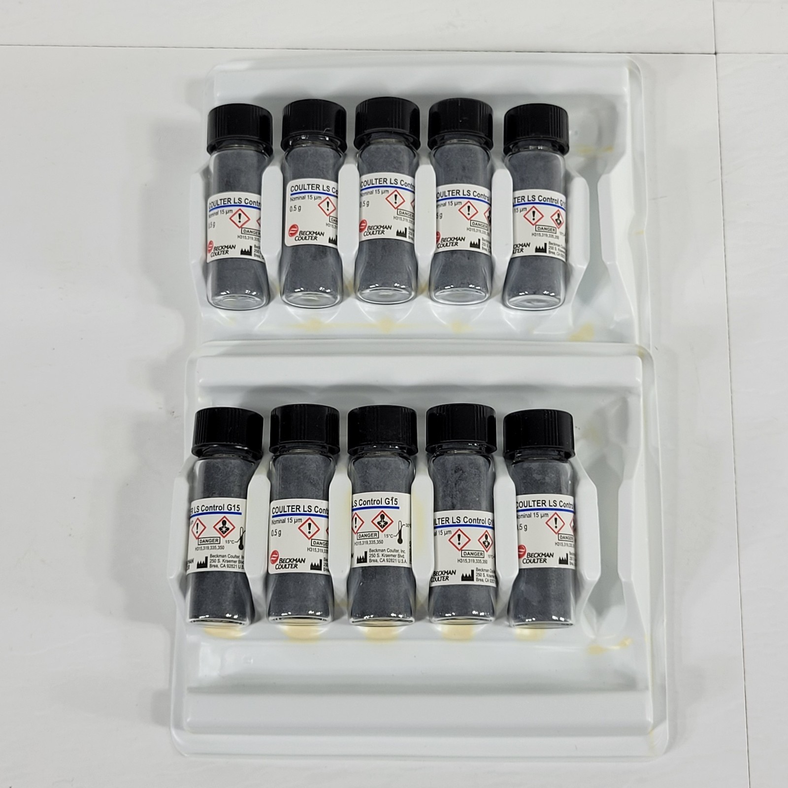 Beckman Coulter 7800370 G15 15µm Control Standard LS 13 320 10×0.5g