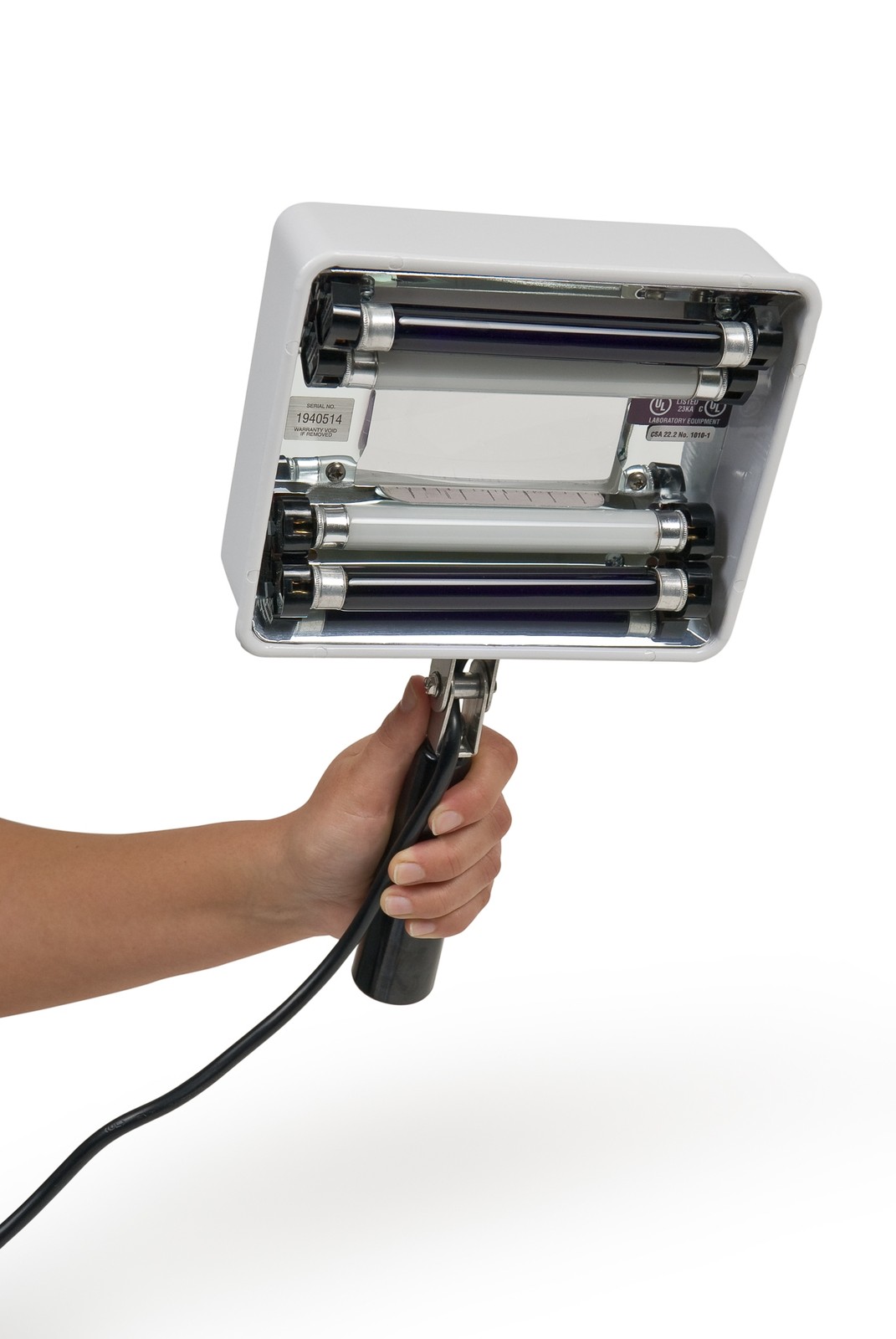 Q-Series UV Magnifier Hand Held Woods Exam Lamps (UV-4) Tube, 4 Watt, Long Wave