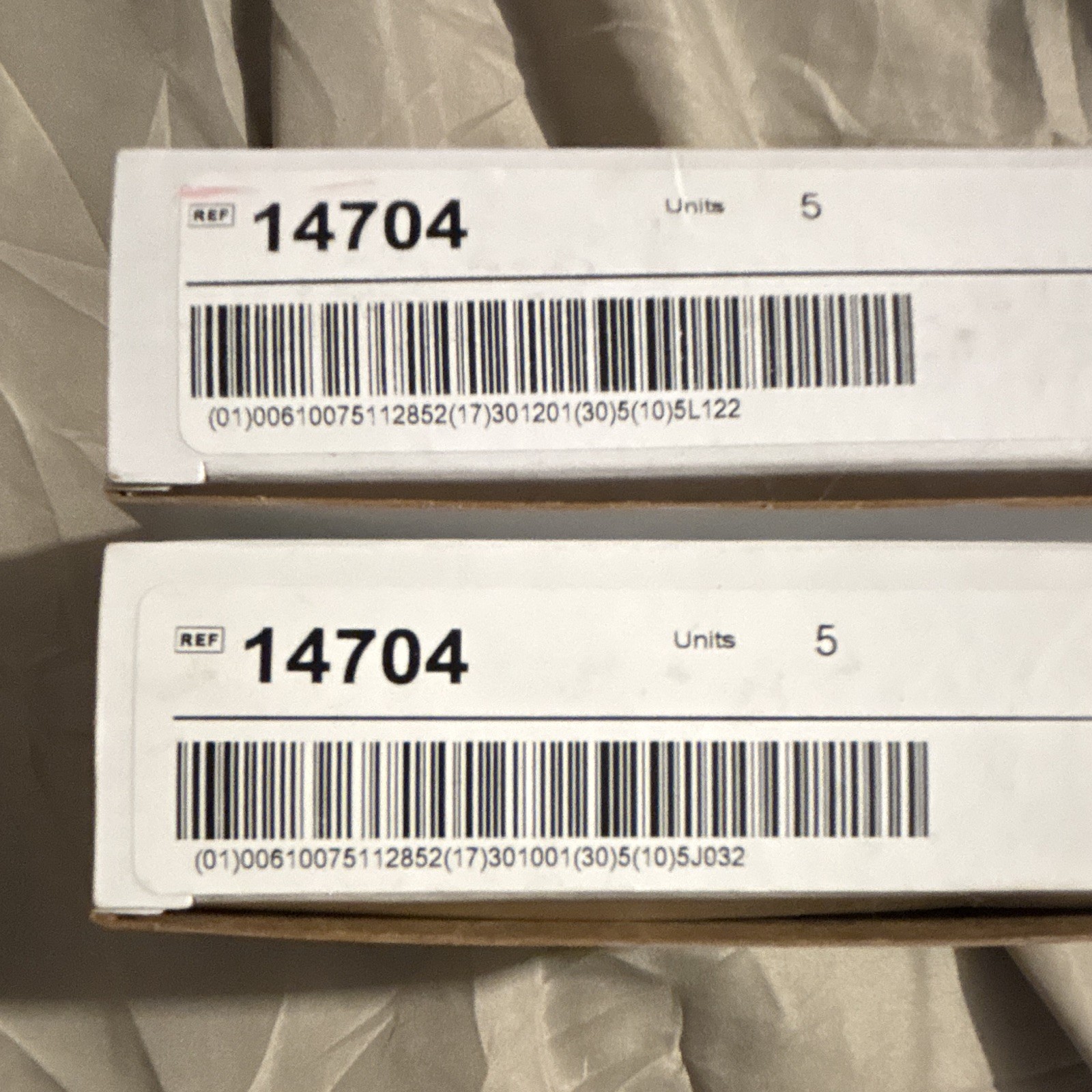 Hollister Incorporated 14704 Ostomy Supplies 5 Units Lots 5L122/5J032 Exp 2030