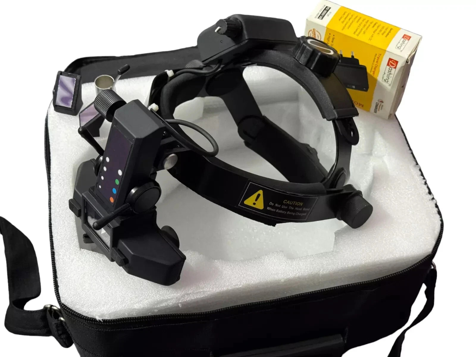 Pre-Owned Indirect Ophthalmoscope Binocular Eye Exam Tool With Protective Case