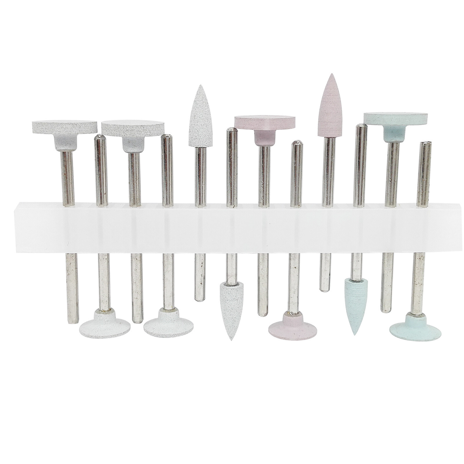 Dental Diamond Burs Cups Brushes Composite Polishing Kit for Low Speed Handpiece