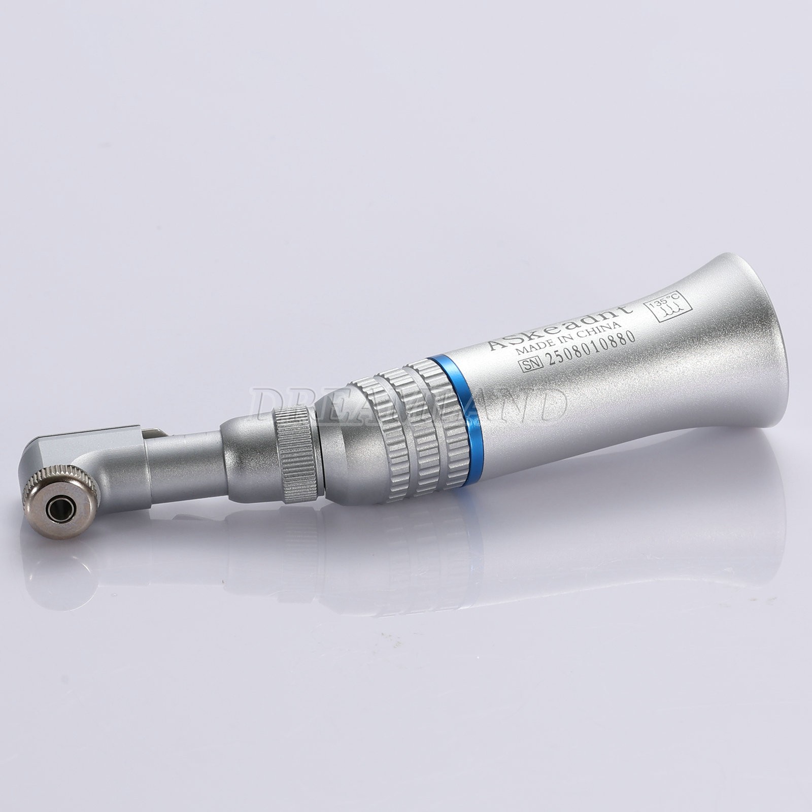Dental Contra Angle Handpiece Low Speed For E-type Motors Latch Chuck Handpiece