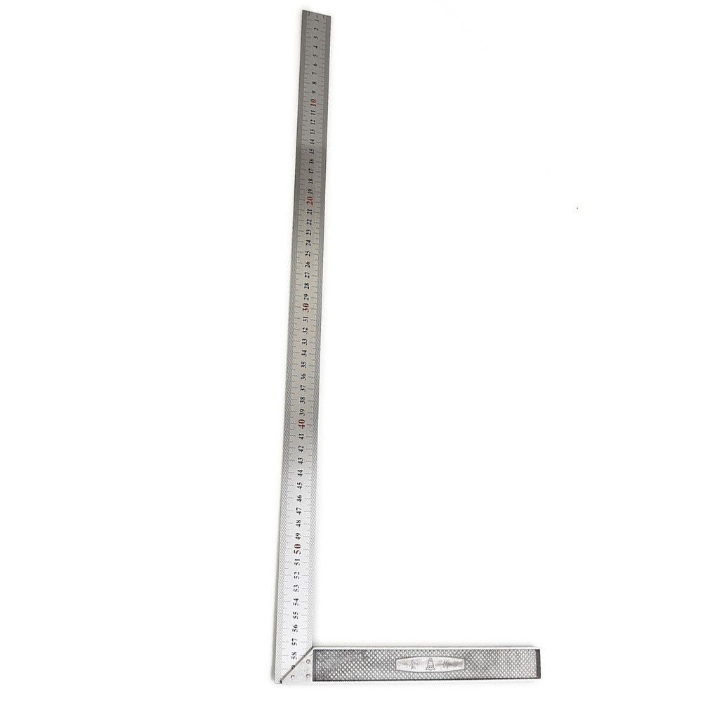 Heavy Duty 250mm Carpenter Ruler L Shape Angle Square Ruler for Carpentry
