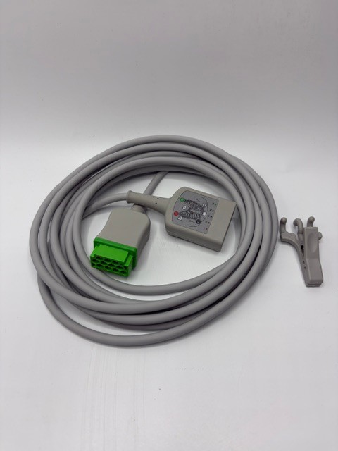 NEW Vyaire 2022948-001 Multi-Link ECG Cable 3-Lead Grabber 12ft OEM
