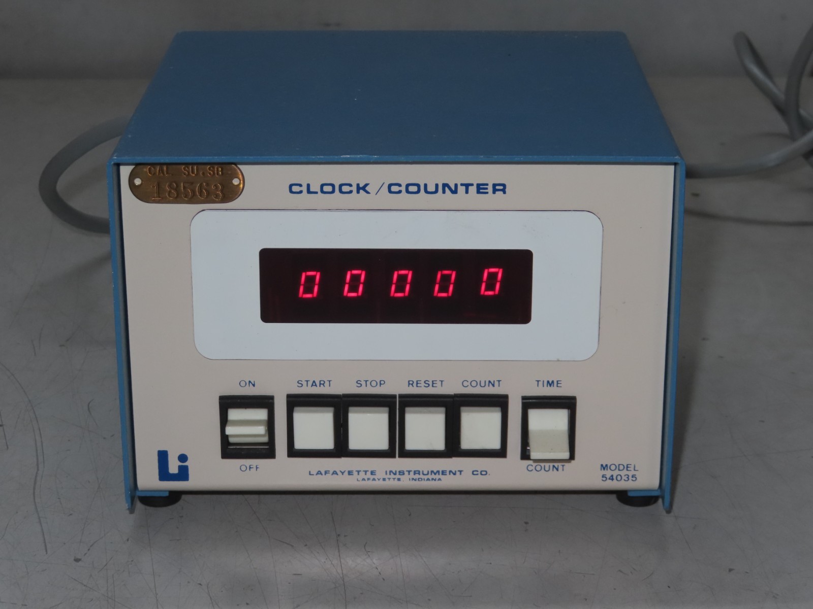 Lafayette Insturment Co. 54035 Clock Counter 120V 60Hz 5W