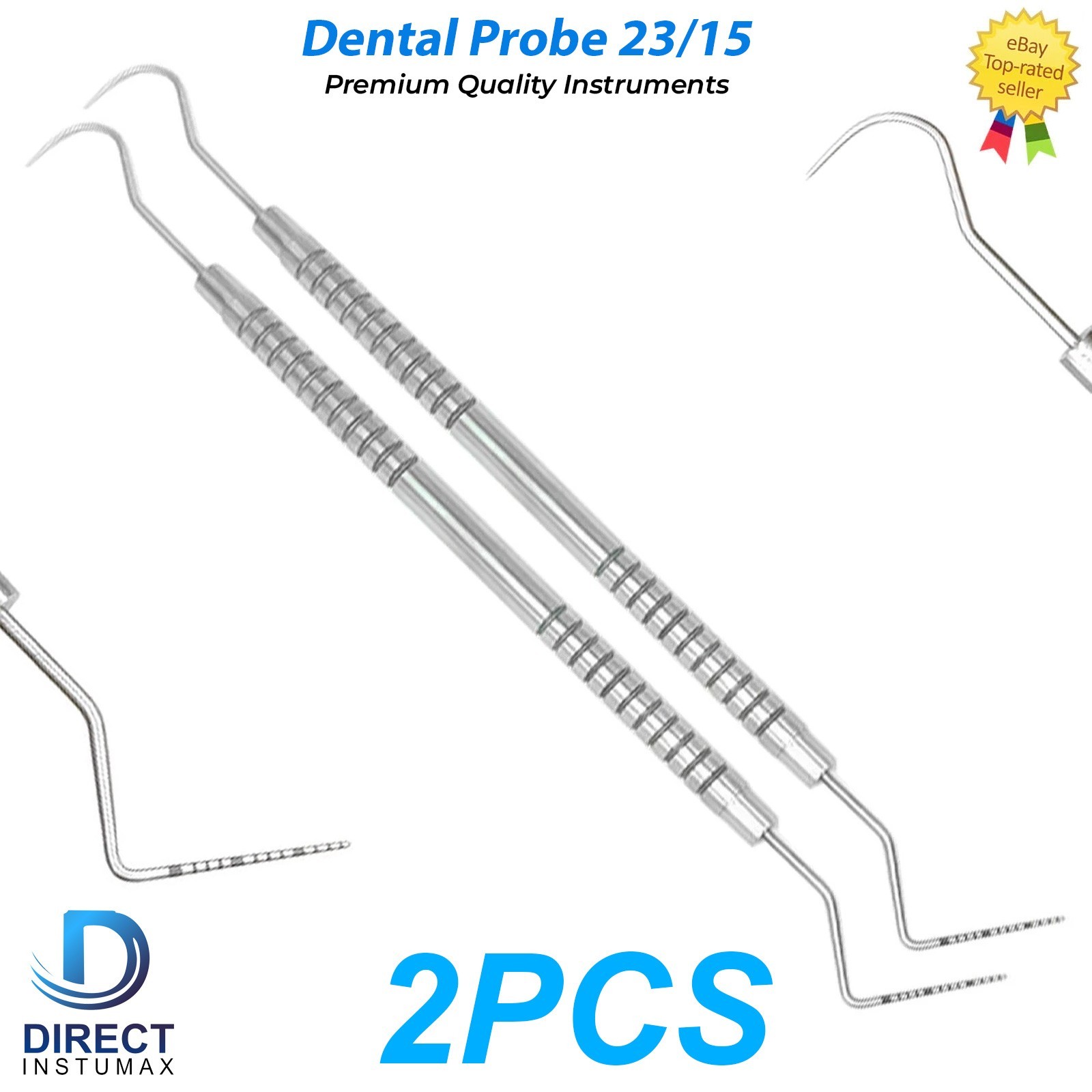 Dental Perio Explorer 23 Probe UNC 15 Color Marking Diagnostic Double Ended Tool