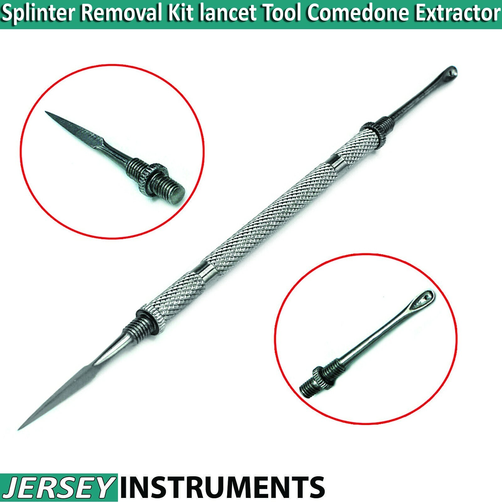 Splinter Removal Kit Splinter Forceps Lancet Veterinary Surgical Instrument New
