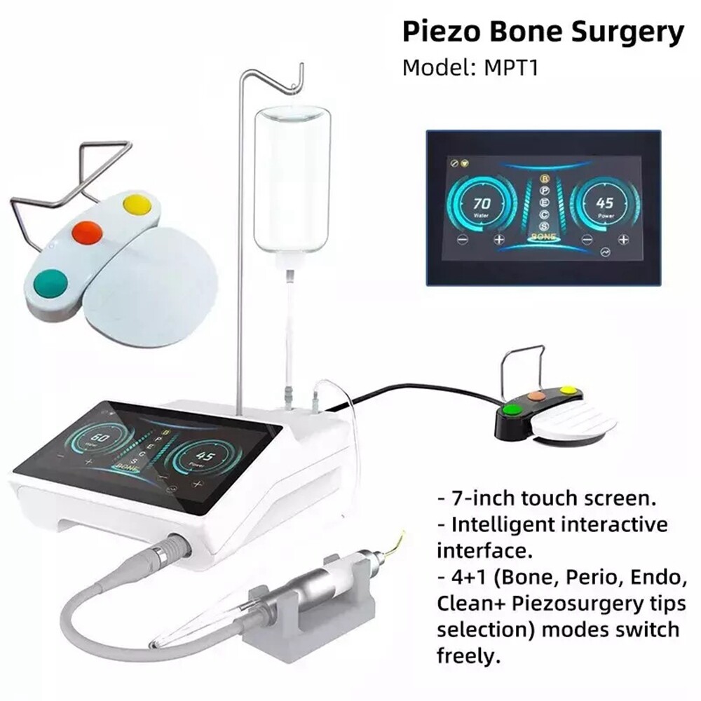 Woodpecker Style Ultra Surgery Piezo Bone Unit-Surgic Touch+LED Handpiece 6 Tips
