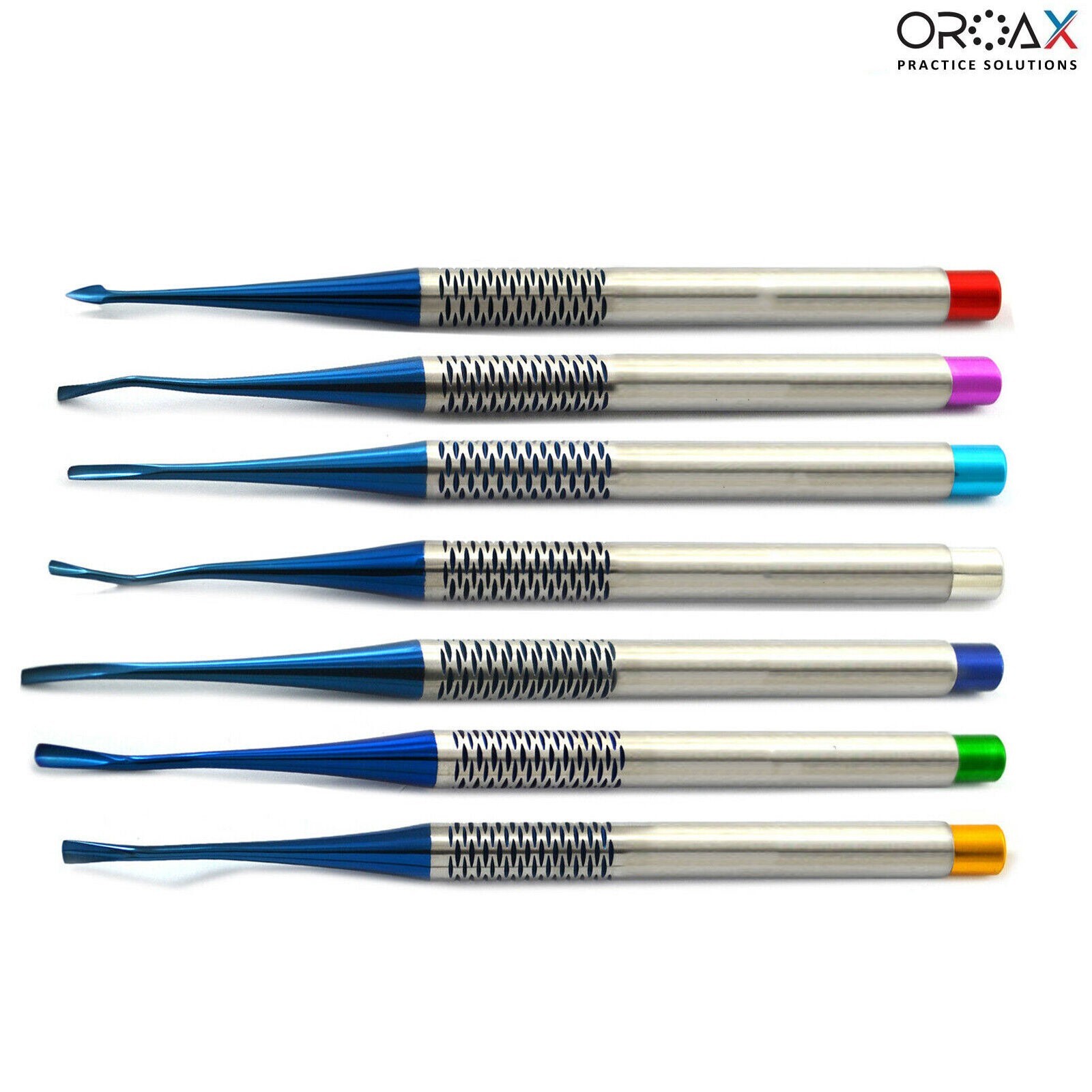 Dental Luxating Elevators PDL Periotome Luxation Teeth Extracting Surgical 7Pcs