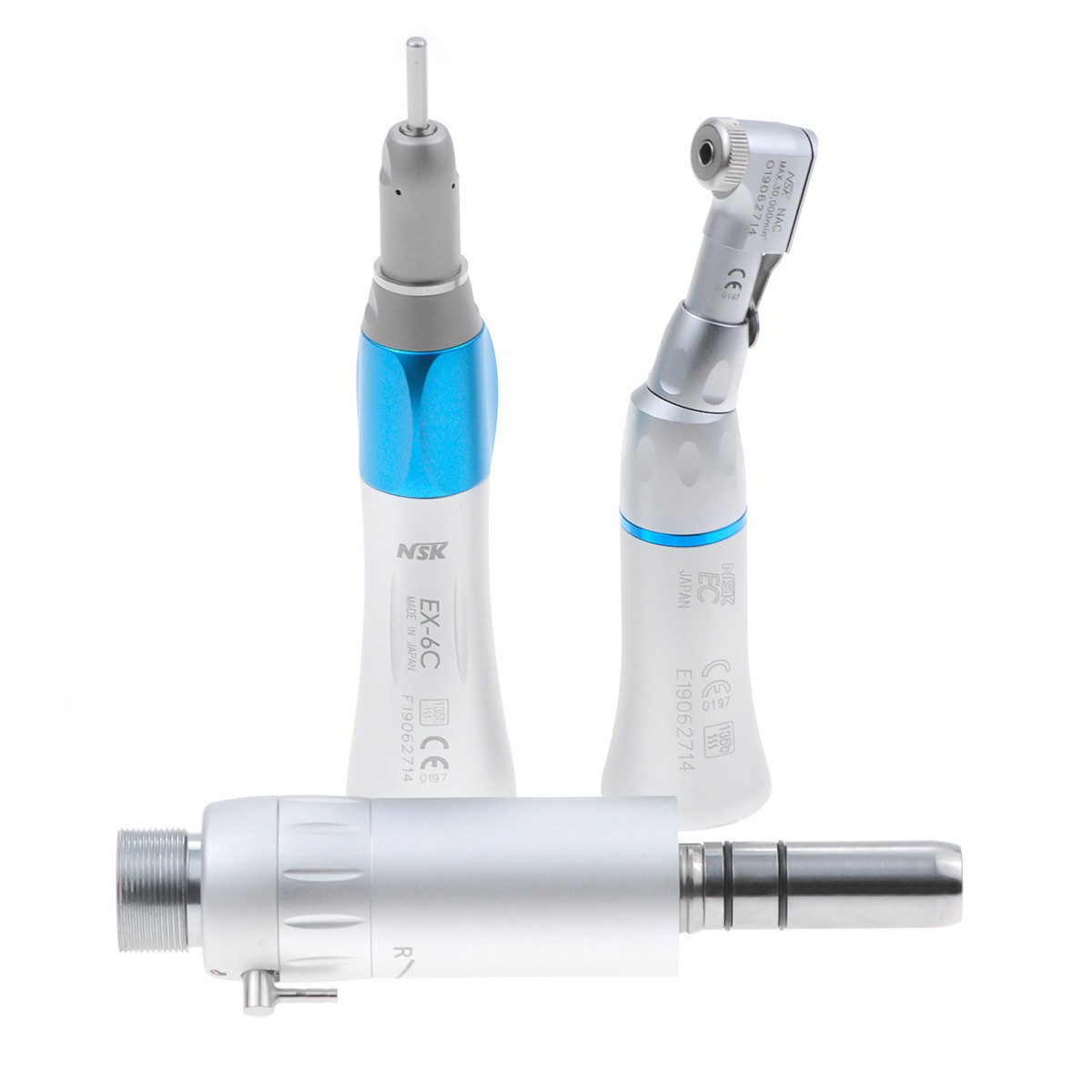 Dental High Speed & Low Speed Handpiece Set Push Button Type M4 4 Hole US STOCK
