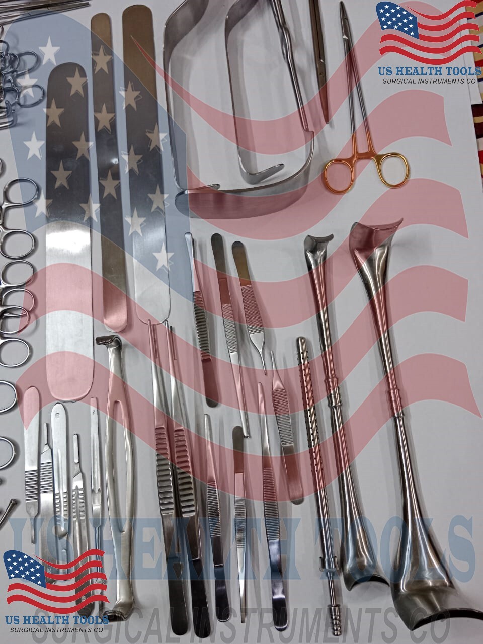 Basic Laparotomy 104 Pieces Set General surgery Instrument Excellent Quality