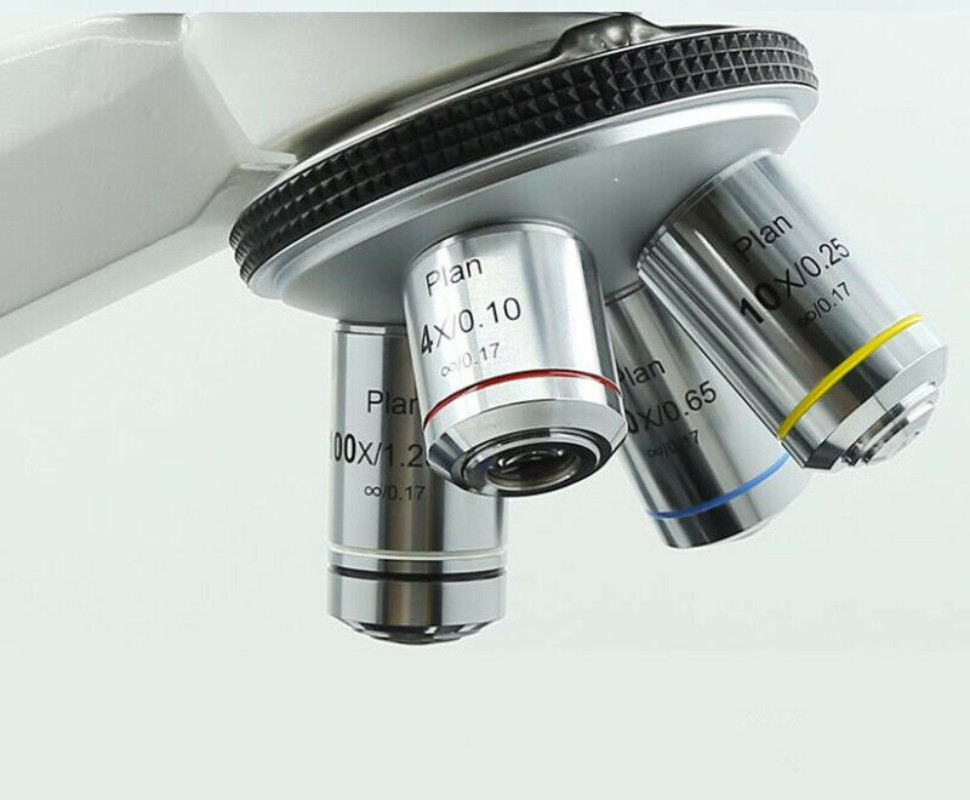 Infinity Plan Objective Lens 4X 10X 20X 40X 60X 100X for Olympus Microscope 1PC