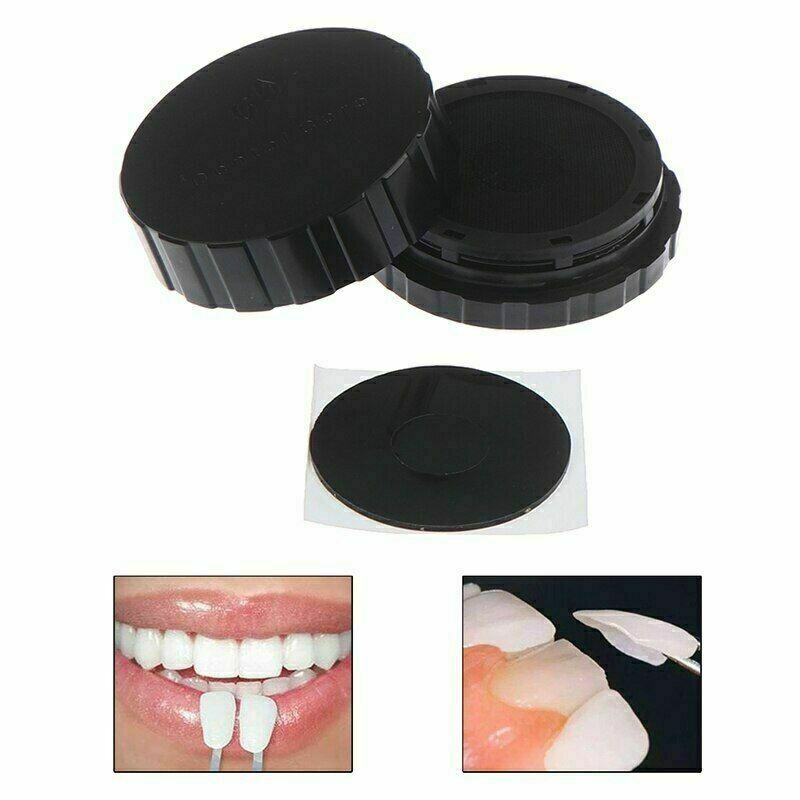 1-10pcs Dental Veneer Rinse Crown Porcelain Veneers Round Box Sterilize Etch