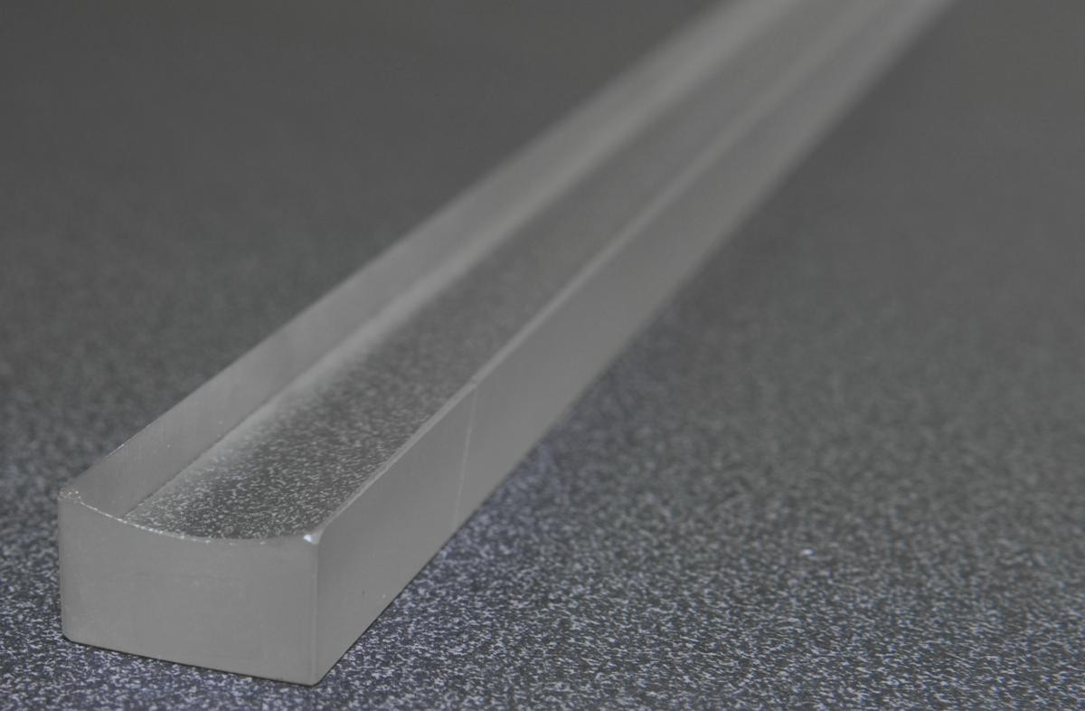 VERY LONG (16.75″) CYLINDRICAL PLANO CONCAVE LENS, MgF2 Coating