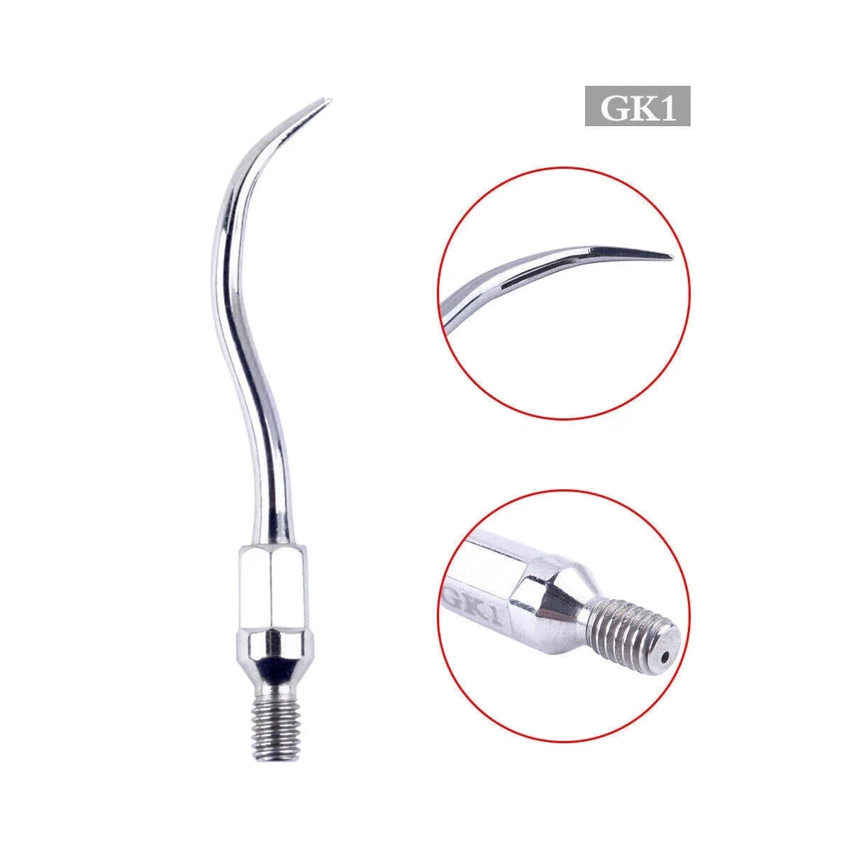 1 Pcs Dental Endo GK Ultrasonic Scaler Scaling Perio Tip Fit EMS Woodpecker