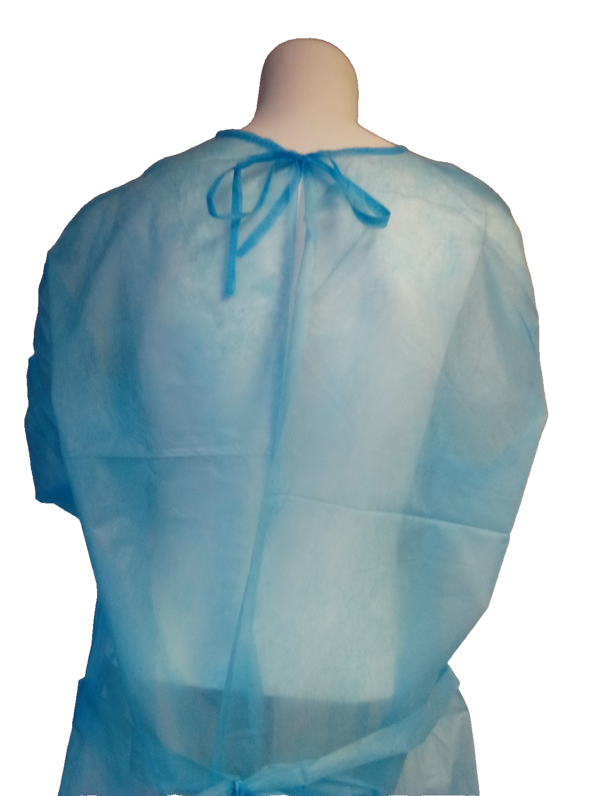 Dukal 301BL Disposable Isolation Gown Fluid Resistant Blue – 10 PACK