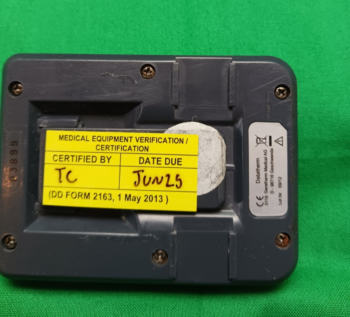 DataTherm by Geratherm Medical Continous Temperature Monitor Used Untested