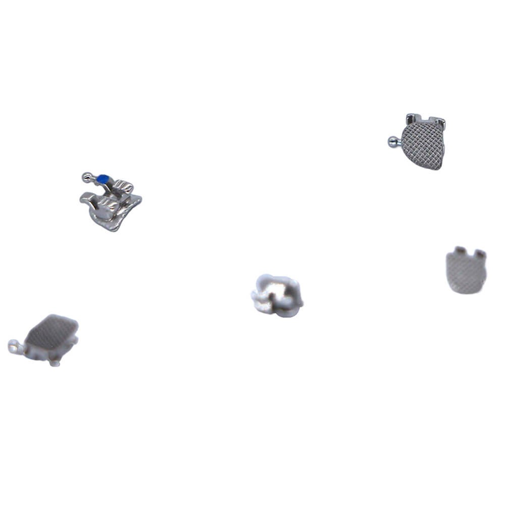 1 Pack Dental Orthodontic Bracket Standard MBT 0.022″ 345 Hooks Sandblasted