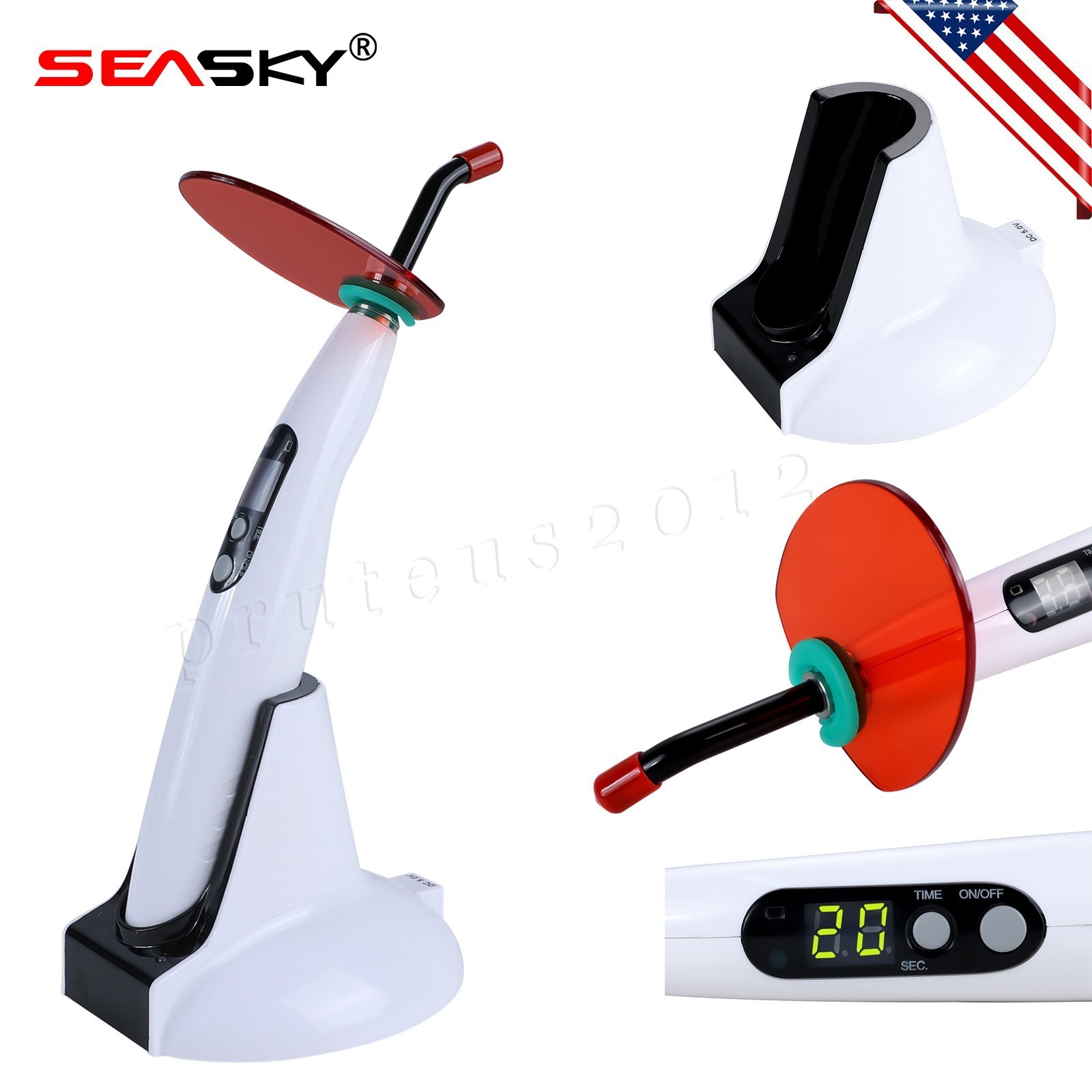 Dental LED Luz de Curado Lampara 1400mW fit LED-B SEASKY WOODPEX NEW