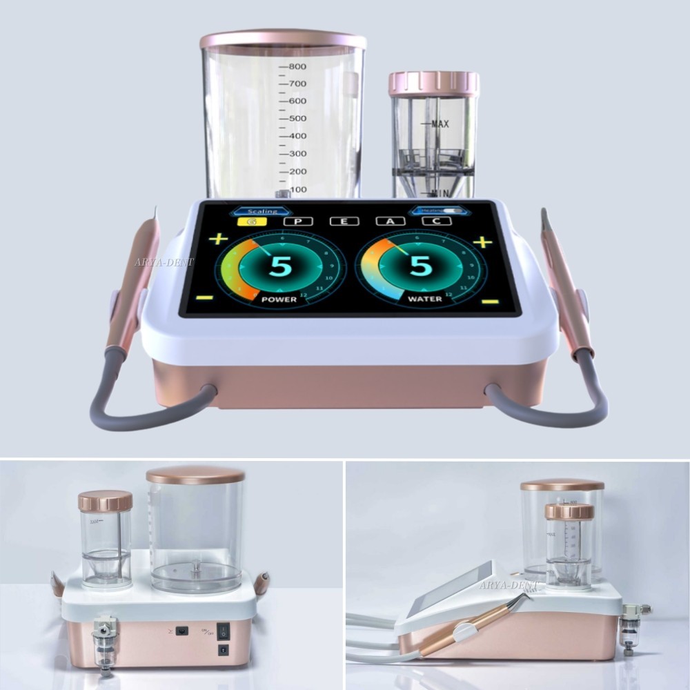 Dental Ultrasonic Scaler + Air Polisher Sandblasting Periodontal Therapy Device