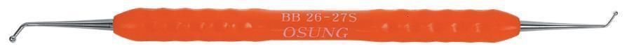 Dental Burnisher, Ball, Autoclavable Silicone Handle, BB 26-27S [# 130]