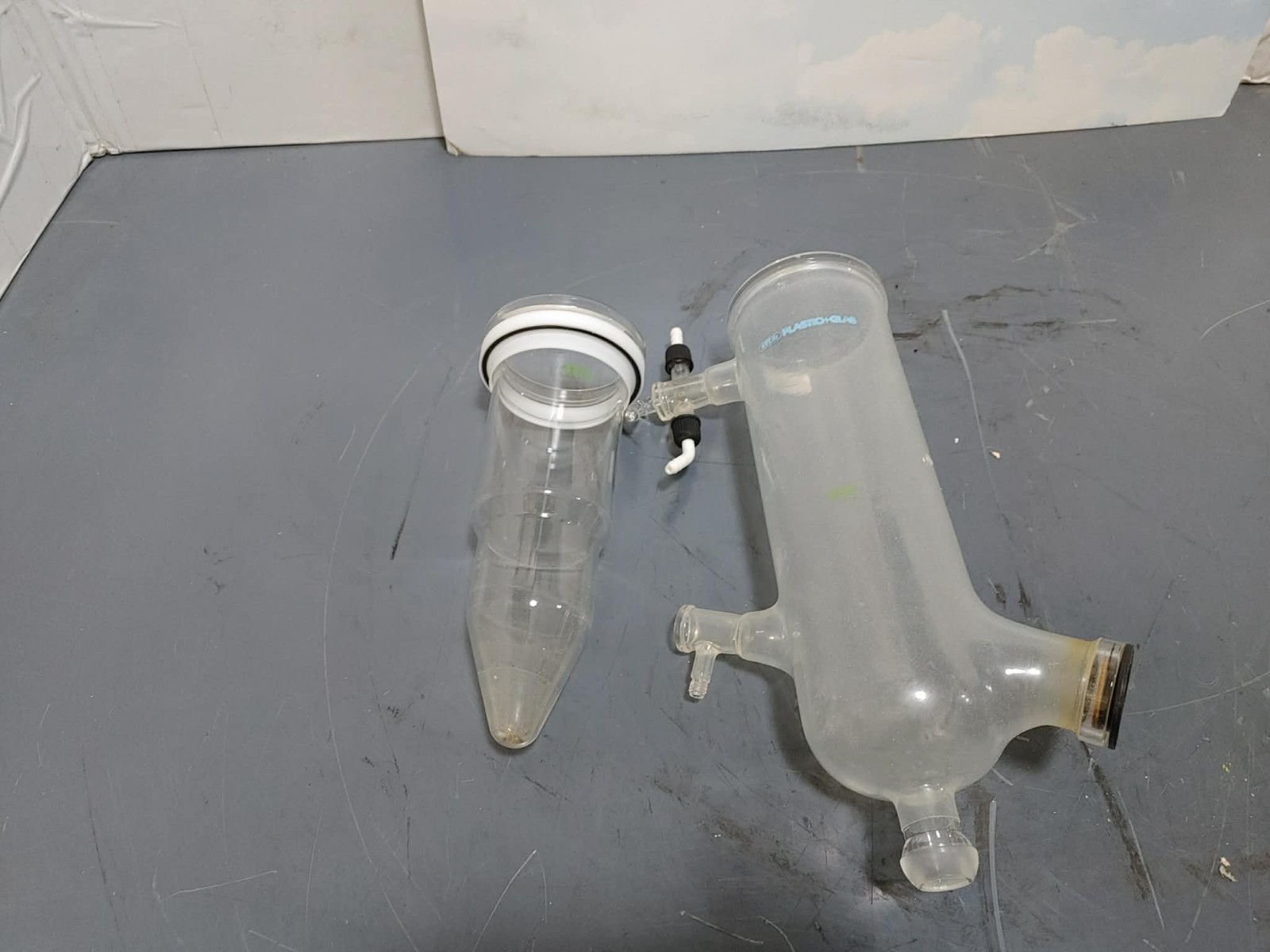 BUCHI Rotary Evaporator Plastic Glass Condenser for Buchi R-210 Rotavapor