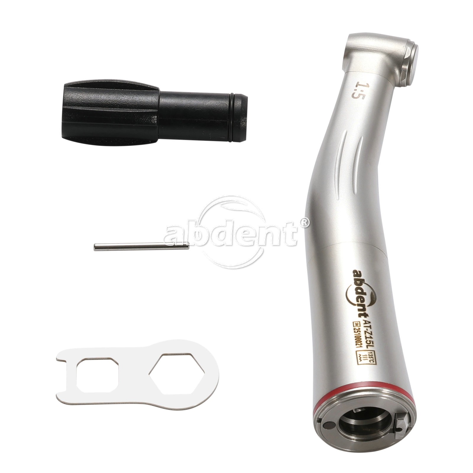 1:5 Increasing Fiber Optic Contra Angle Handpiece Push Button Abdent Dental NEW