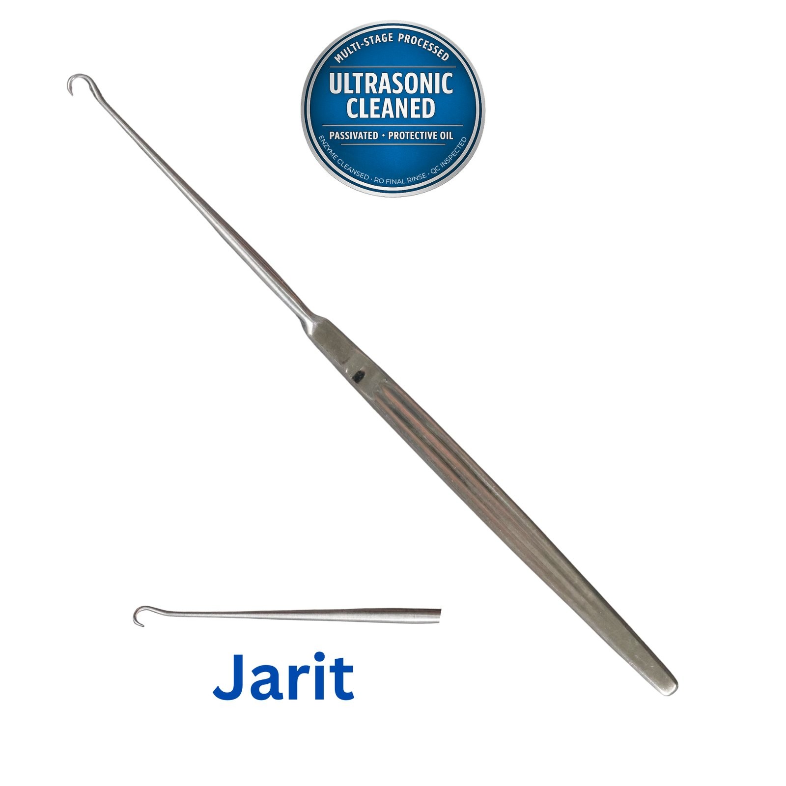 Jarit 410-167 Johnson Skin Hook, 1 Prong, Sharp, 6-3/8in