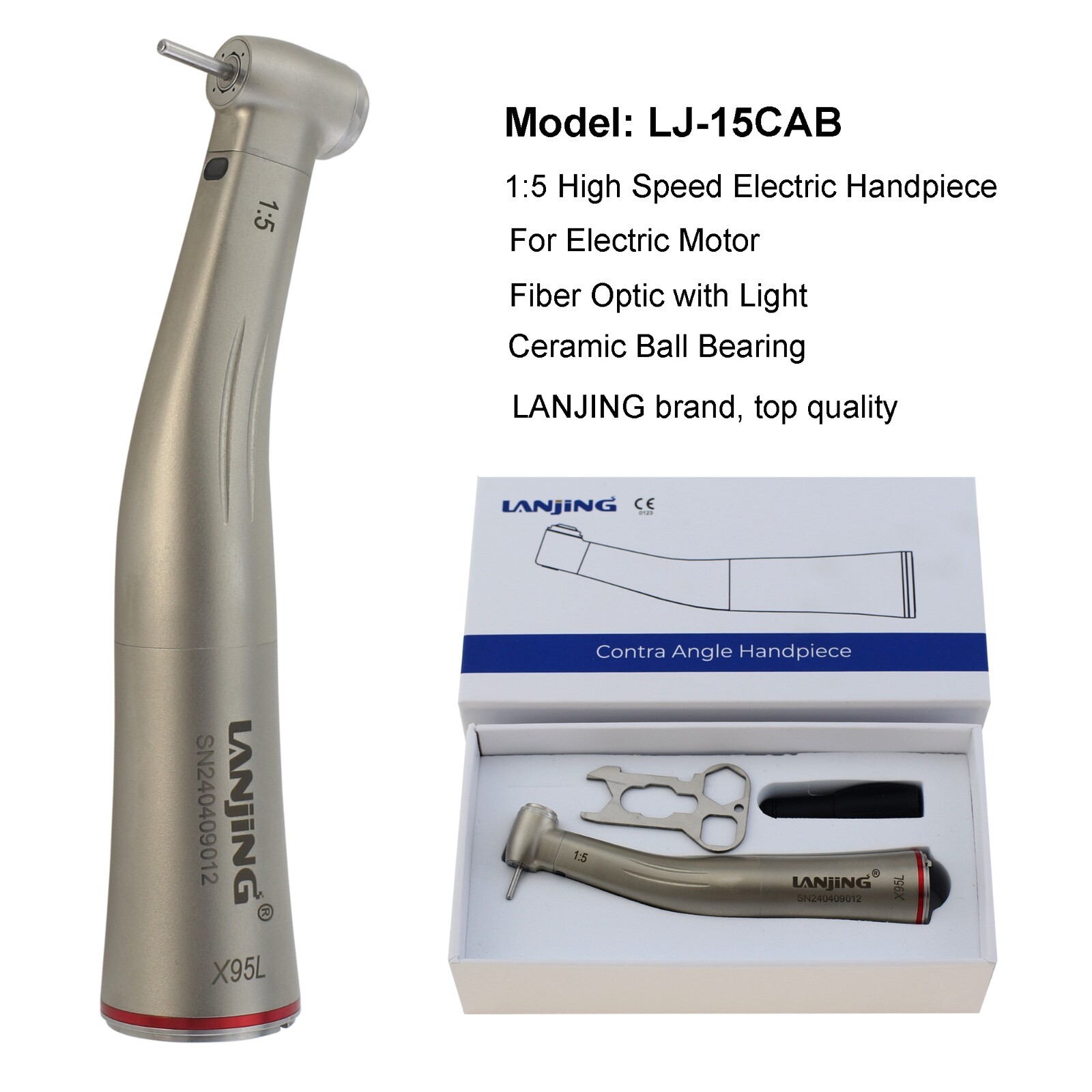 COXO Dental Electric Motor LED 1:5 Contra Angle 6:1 Endo Handpiece C PUMA Master