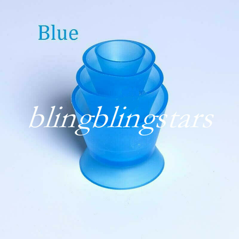 4 Pcs/Set Dental Lab Silicone Mixing Bowl Cup Silicone Rubber Mixing Bowl Color