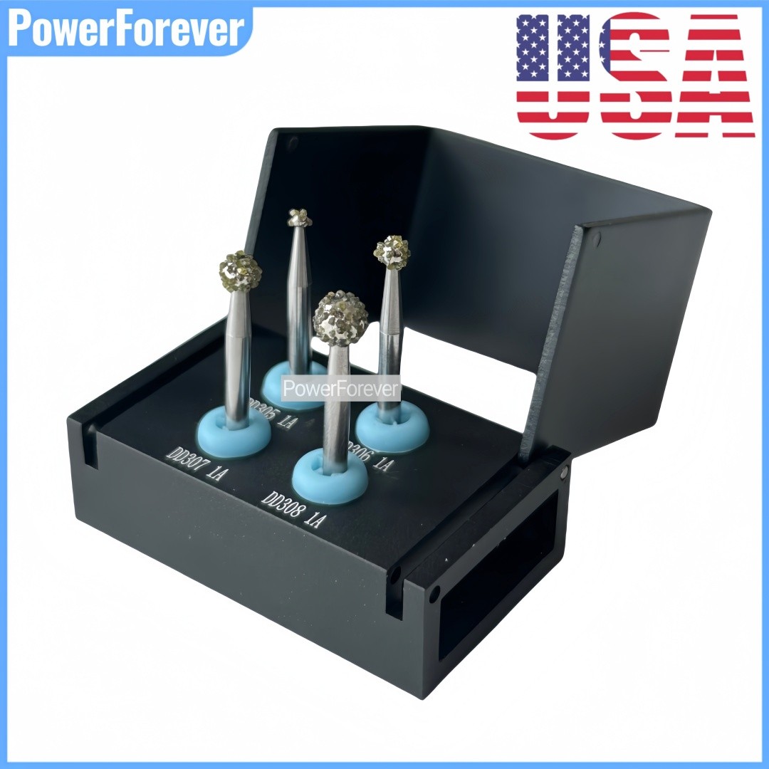 USA Dental Degranulation Burs Kit Bone Debridement Remove Tissue Debris Remnant