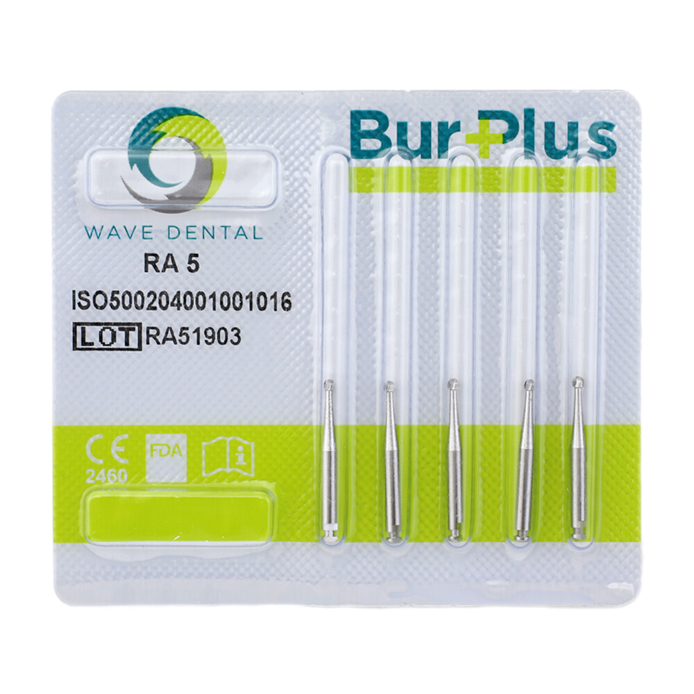 WAVE Dental RA Contra Angle Carbide Burs Latch Round Bur Surgical Length 26 34mm